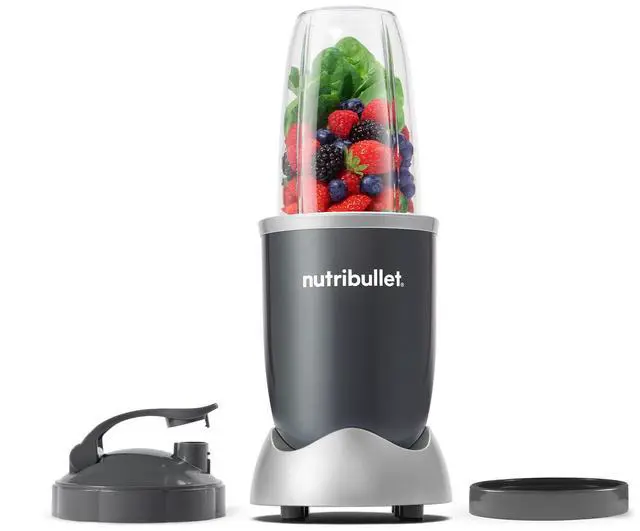 Main image of Personal Blender, Shakes, Smoothies, Food Prep, and Frozen Blending, 24 Ounces, 600 Watt, Gray, NBR-0601WM