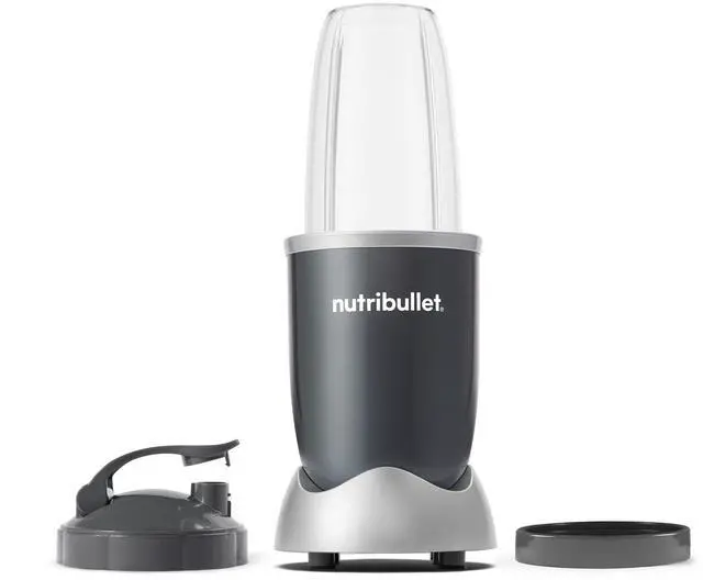 Alt view image 2 of 7 - Personal Blender, Shakes, Smoothies, Food Prep, and Frozen Blending, 24 Ounces, 600 Watt, Gray, NBR-0601WM