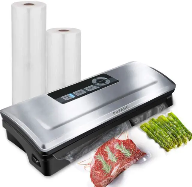 Main image of Precision Vacuum Sealer Machine, Powerful Pro Vacuum Food Sealer, 8-in-1 Easy Presets, 4 Food Modes, Dry&Moist&Soft&Delicate with Starter Kit, Compact Design(Silver)