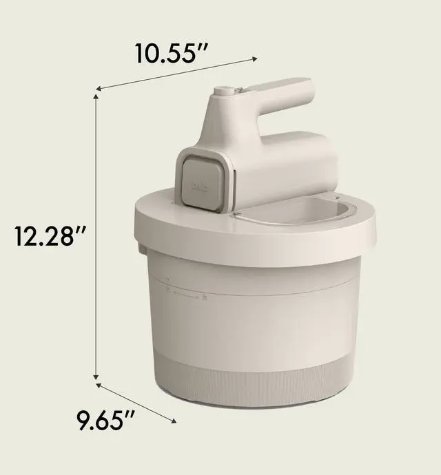 Alt view image 6 of 6 - 3.5 Qt Hand & Stand Mixer, 2 in 1 Electric Mixer with Bowl, Dough Hook, Whisk & Egg Beater, Multifunctional Handheld Mixer for Baking, 200 Watt, Oatmilk