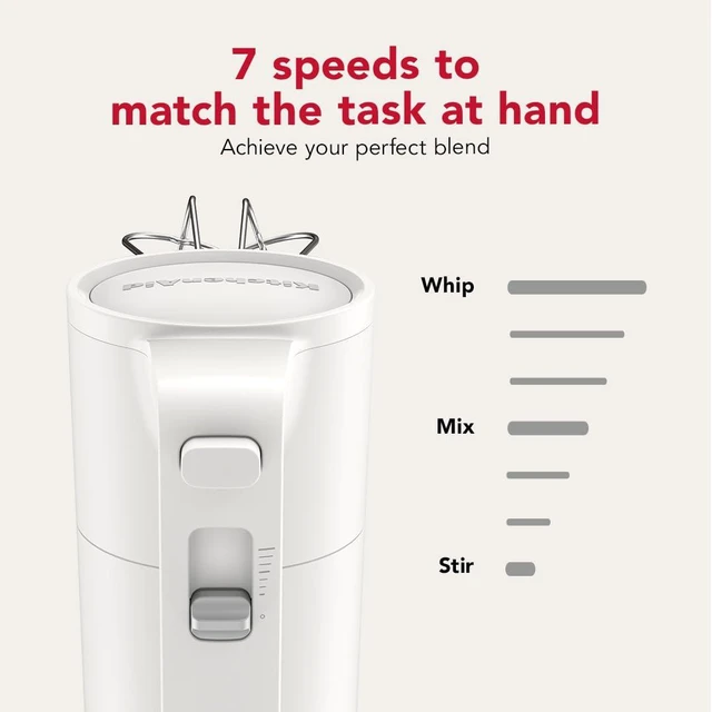 Alt view image 5 of 5 - Go Cordless Hand Mixer, Metal - KHMR762, Porcelain White