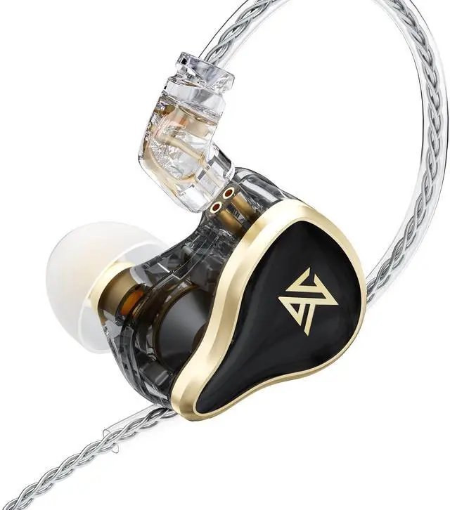Main image of ZAS 7BA+1DD in Ear Monitor Headphones, Wired Earbuds 8 Hybrid Drivers HiFi Deep Bass Sound Isolating Earphone Clear Sound Secure Fit 8 Core Durable Cable Professional IEM (Without Mic, Black)