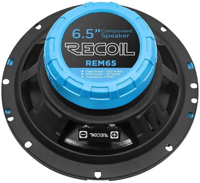 Alt view image 4 of 6 - REM65 Echo Series 6.5-Inch Car Audio Component Speaker System