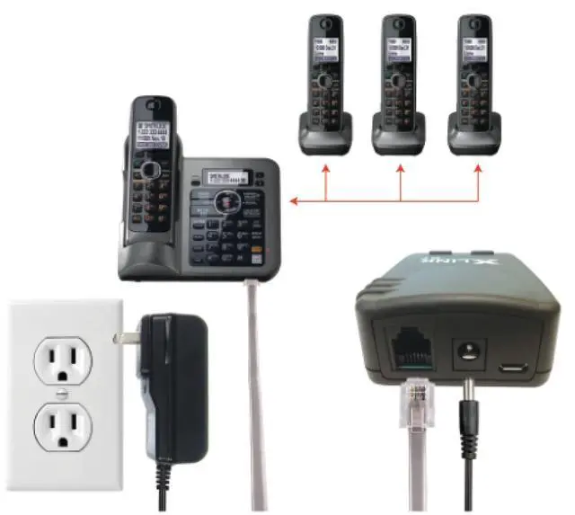 Alt view image 3 of 3 - Xtreme Technologies BT - Original Bluetooth Cell to Home Telephone Adapter (Two Cell Phones)