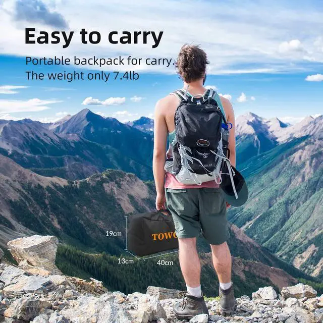 Alt view image 3 of 5 - Projector Screen with Stand, 100 inch Outdoor Projector Screen Portable Indoor Projection Screen 16:9 4K Rear Front Movie Screen with Carry Bag for Home Backyard Theater