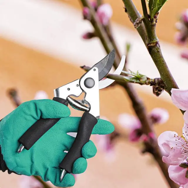 Alt view image 6 of 7 - Garden Tool Tote Solid Bag with 11 Piece Hand Tools,Best Gardening Gift Set Organizer with Vegetable Garden Tool Kit,Free Kneeler Pad,Digging Claw Gloves and All Necessary Gardening Accessories