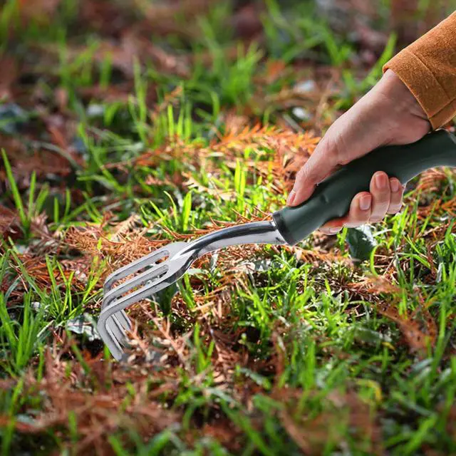 Alt view image 7 of 7 - Garden Tool Tote Solid Bag with 11 Piece Hand Tools,Best Gardening Gift Set Organizer with Vegetable Garden Tool Kit,Free Kneeler Pad,Digging Claw Gloves and All Necessary Gardening Accessories