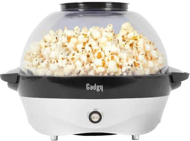 Main image of Popcorn Machine  800W Electric Hot Oil Popcorn Maker with Non-Stick Plate, Lid & Stirrer  Large 24-Cup Popper for Home, Parties, Movie Night  Butter, Sugar & Spice Compatible