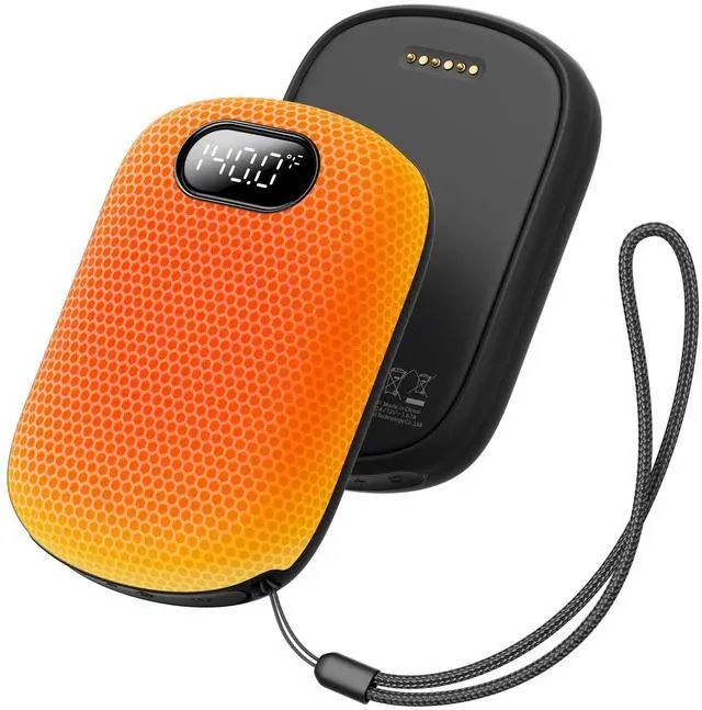 Main image of 10000mAh*2 Hand Warmers Rechargeable 2 Pack, 0.5°F Precision Smart Magnetic Sync Link, 20H Safe Heating, 13.5in² Large Heating Area, Gifts for Christmas, Hunting, Golf, Camping, Skiing