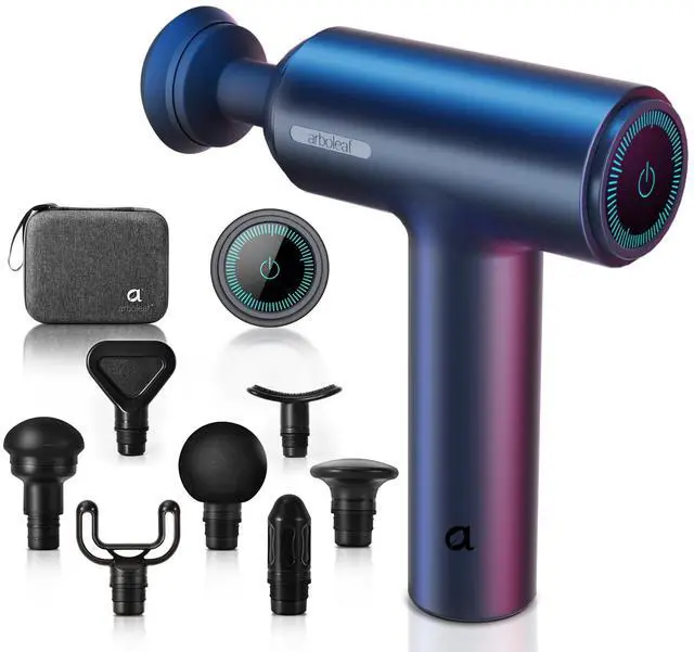 Main image of Massage Gun deep Tissue, 6 Speeds Powerful Handheld Percussion Muscle Massager Gun with Portable Travel Case for Back, Shoulder, Sore Muscles, Pain Relief for Athletes, Relax, Gifts