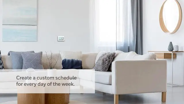 Alt view image 2 of 7 - RTH7560E 7-Day Flexible Programmable Thermostat-Extra-Large Backlit Display, White