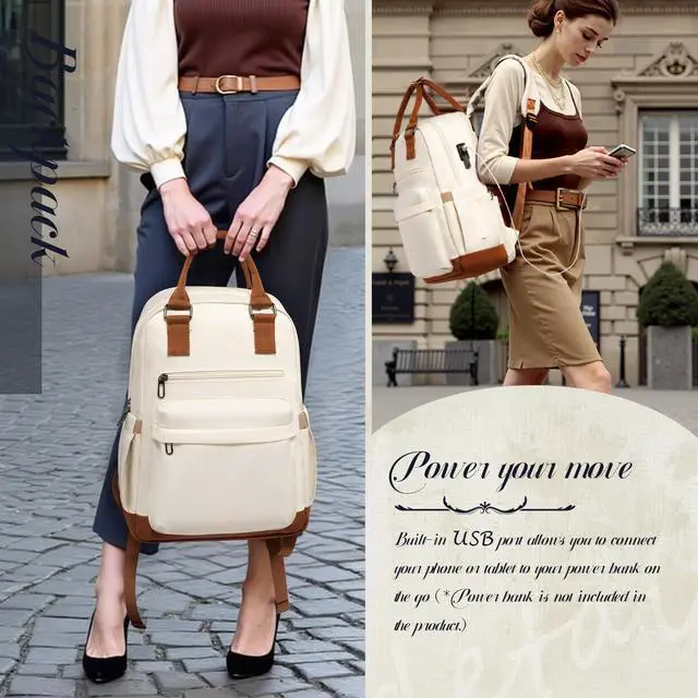 Alt view image 6 of 7 - Suitcase Set 3 Piece Luggage Set Carry On Travel Luggage TSA Lock Spinner Wheels Hardshell Lightweight Luggage Set(White, 3 piece set (BP/TB/20))