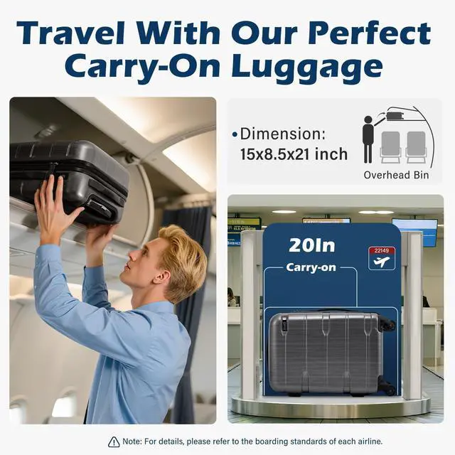 Alt view image 2 of 7 - Luggage Expandable(only 28") Suitcase PC+ABS Spinner Built-In TSA lock 20in 24in 28in Carry on