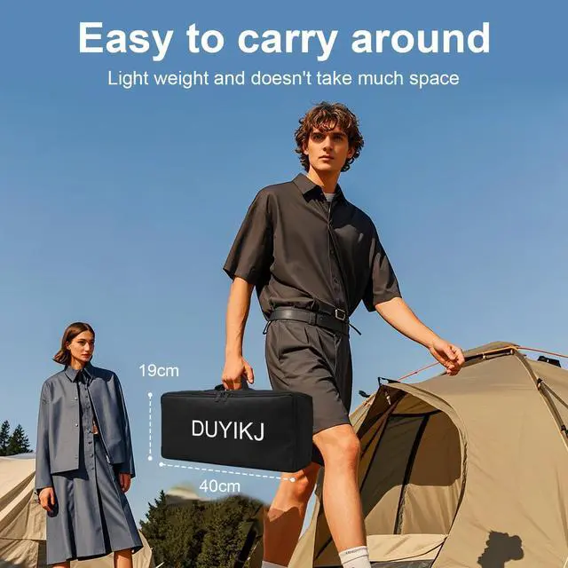 Alt view image 7 of 7 - Projector Screen and Stand 120 inch, Portable Black Backing Projector Screen Indoor Outdoor 16:9 4K HD Wrinkle-Free and Four-Legged Frame Movie Screen with Carry Bag for Backyard Movie Night