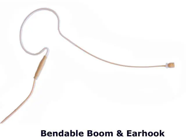 Alt view image 7 of 7 - Av-jefes Avl-630-sh4 Earhook Headset Mic for Shure Wireless Microphone System