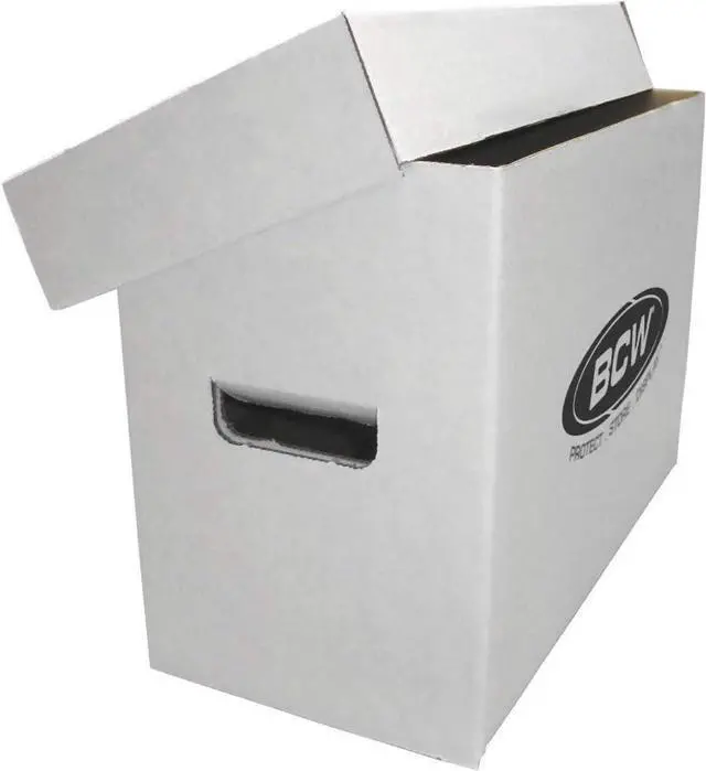 Main image of BCW Short Comic Storage Box - 1 Pack | Holds 150-175 Current/Silver Age Comics | Stackable, Durable 200 lb. Strength