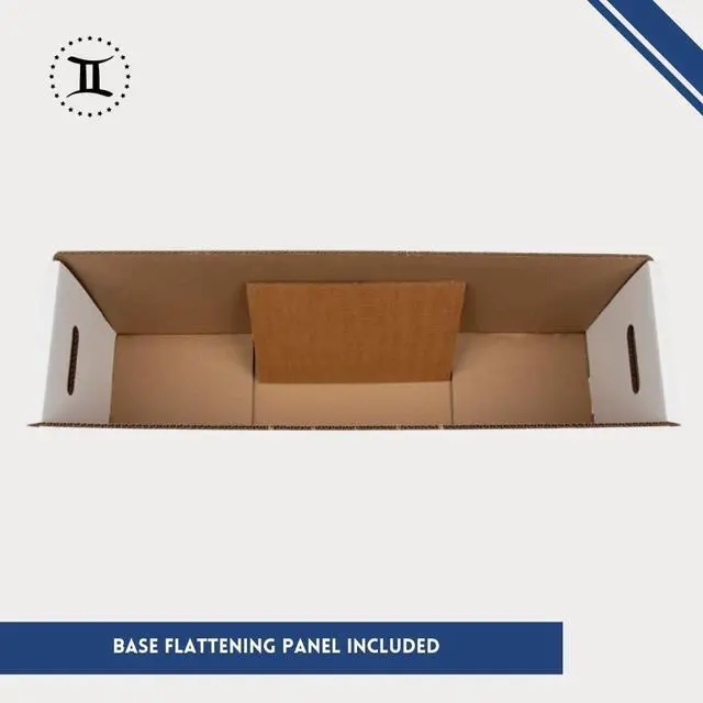 Alt view image 6 of 7 - Long Comic Book Storage Box  USA-Made, Holds 250-300 Comics & 250 Pounds Strength Tested Versatile Gemini Comic Book Box/Bin (Lids included)  Thick-Grip, No Glued Seams, Acid-free (Pack of 1)