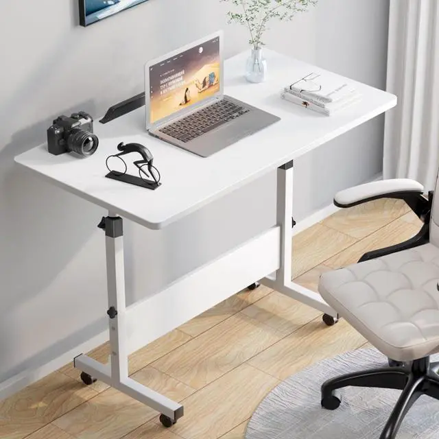 Main image of Rolling Desk Adjustable Height,Portable Laptop Desks,Small Standing Desk with Wheels for Home Office