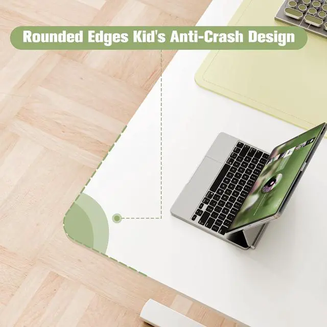 Alt view image 7 of 7 - 63" Electric Standing Desk, Adjustable Height, Sit Stand Up Desk for Home Office & Computer Workstations, Memory Controller, White