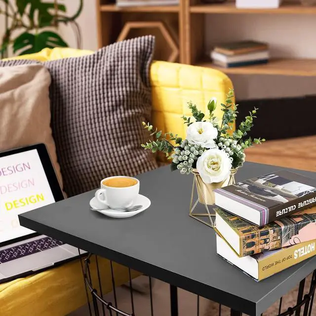 Alt view image 6 of 7 - Kaboon 36x24 inches Tabletop, Solid One-Piece Desktop for Sit Stand Desk, Double Desks, L Desk DIY,Wood Countertop Home or Commercial Use,1 inch Thick, Solid Black