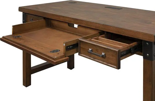 Alt view image 7 of 7 - Martin Furniture WRITING DESK, Brown