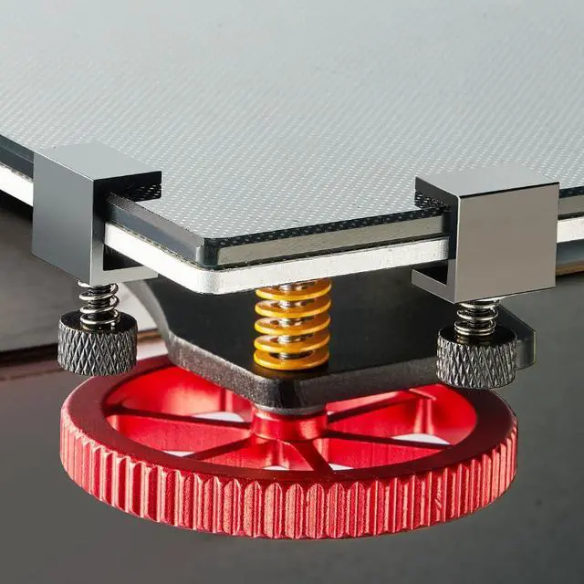 Alt view image 2 of 6 - 5Aplusreprap Ender-3 Bed Leveling Kit Upgrade: with Ender 3 Springs and Clips for Creatlty Ender 3 Pro, Ender 5/Ender 5 Plus/Pro, CR-10, CR10S/CR 10S Pro 3D Printers, Easy to Install and Level