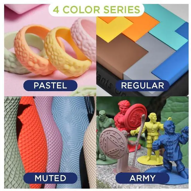 Alt view image 7 of 7 - Polymaker Matte PLA Filament Charcoal Black 1.75mm 1kg 3D Printing Filament, PolyTerra 3D Printer PLA Filament