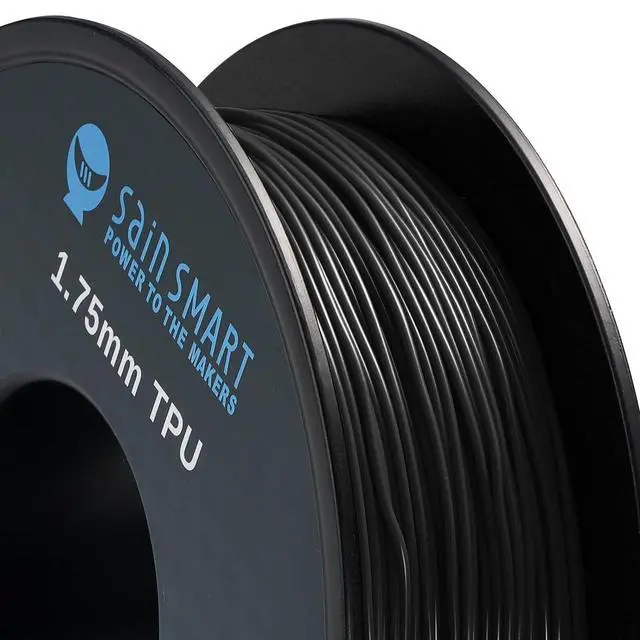 Alt view image 4 of 6 - SainSmart TPU Filament 1.75, Blck Flexible TPU 3D Printing Filament, 1.75 mm, 0.8 kg, Dimensional Accuracy +/- 0.05 mm