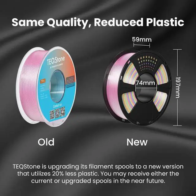 Alt view image 6 of 7 - Silk PLA Filament 1.75mm Royal Blue 1KG, Shiny High Gloss Finish, Perfectly Wound, Accuracy +/-0.02mm 3D Printer Filament Vacuum Packaging