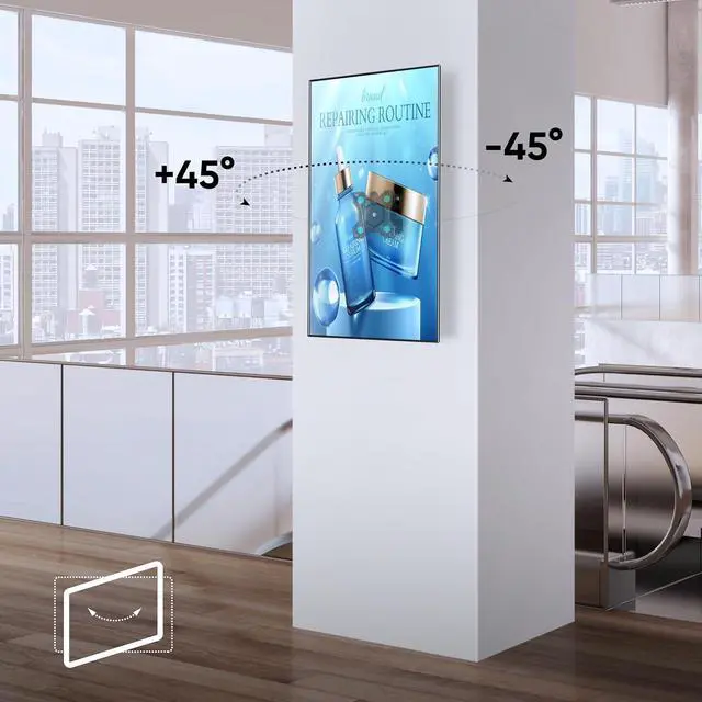 Alt view image 5 of 7 - ONKRON Small TV Wall Mount for 10-35 Inch Screen up to 44 lbs, 360° Rotating TV Mount Low Profile with Swivel and Tilt VESA 75x75 & 100x100, Full Motion Wall Mount Monitor Bracket Black