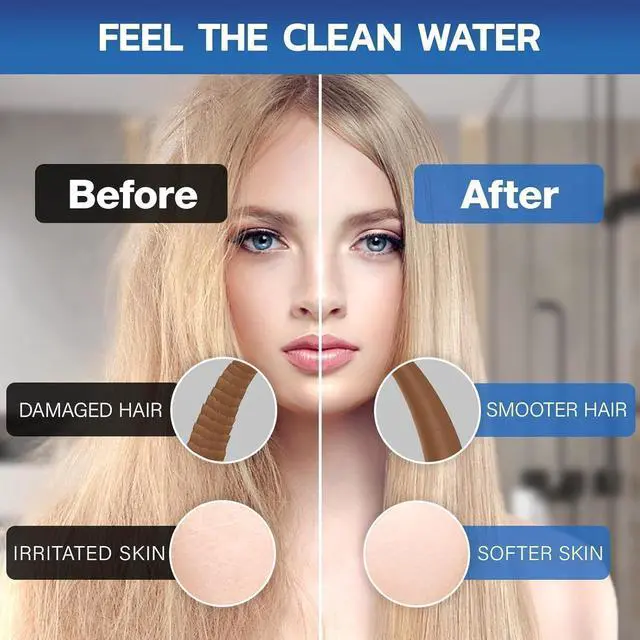 Alt view image 5 of 7 - Beati Faucet® Chrome Shower Filter with KDF-55, Alkaline Carbon, Vitamin C & E | 6 Cartridges Hard-Water Softener Removes Chlorine, Fluoride & Heavy Metals | Soothes Dry Skin, Itchy Scalp & Hair Loss