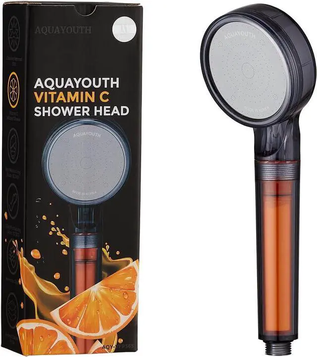 Main image of Vitamin C Handheld Shower Head | Built-in Vitamin C + Ceramic Balls Reduces Chlorine & Chloramine, While Improving Skin and Hair Health