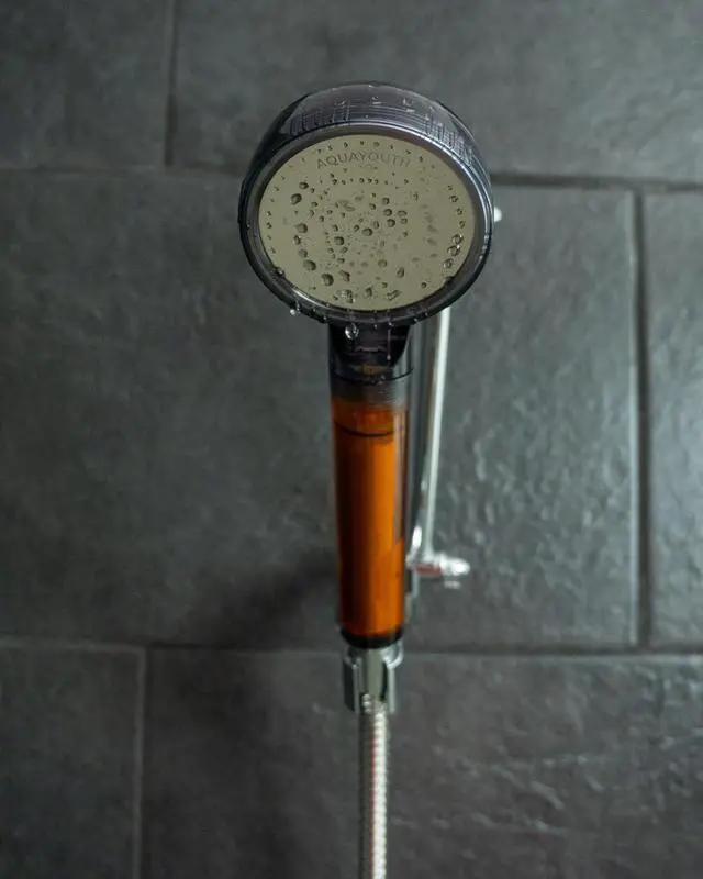 Alt view image 3 of 7 - Vitamin C Handheld Shower Head | Built-in Vitamin C + Ceramic Balls Reduces Chlorine & Chloramine, While Improving Skin and Hair Health