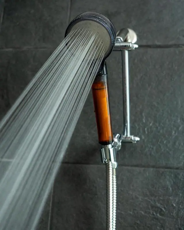 Alt view image 6 of 7 - Vitamin C Handheld Shower Head | Built-in Vitamin C + Ceramic Balls Reduces Chlorine & Chloramine, While Improving Skin and Hair Health