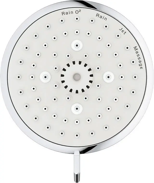 Alt view image 2 of 4 - Grohe 27591001 Tempesta Cosmopolitan 100 2.5 GPM 4 Spray Shower Head, Starlight Chrome
