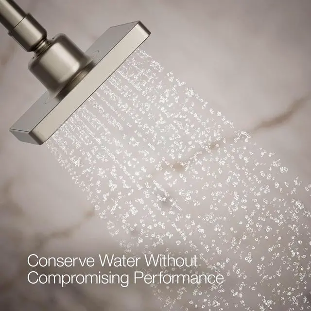 Alt view image 4 of 7 - Kohler 24805-G-BN Parallel® Single-function showerhead, 1.75 gpm, Vibrant Brushed Nickel
