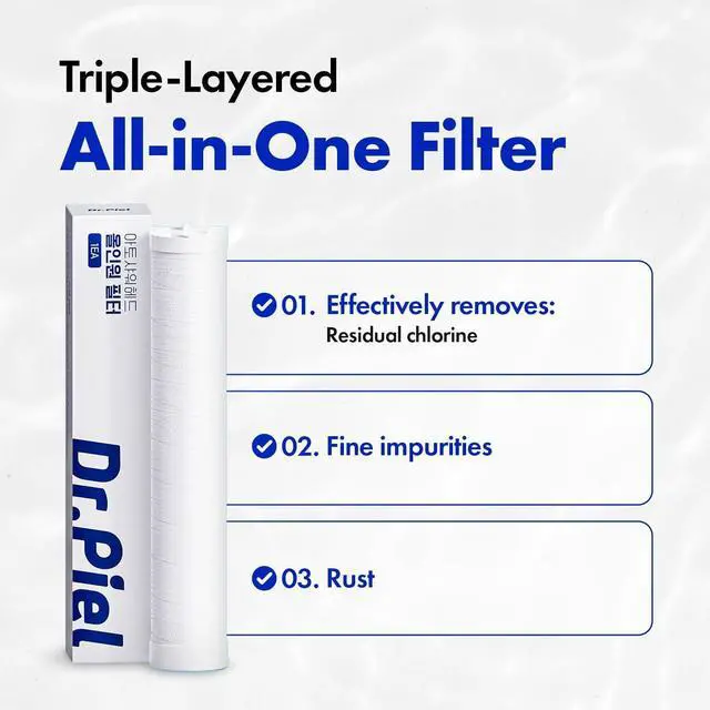 Alt view image 5 of 7 - Dr.Piel Ato Shower Head with Dual modes - Filtered shower head with handheld, High pressure Rain shower & Soft water shower for sensitive skin, Removes Chlorine and Impurities