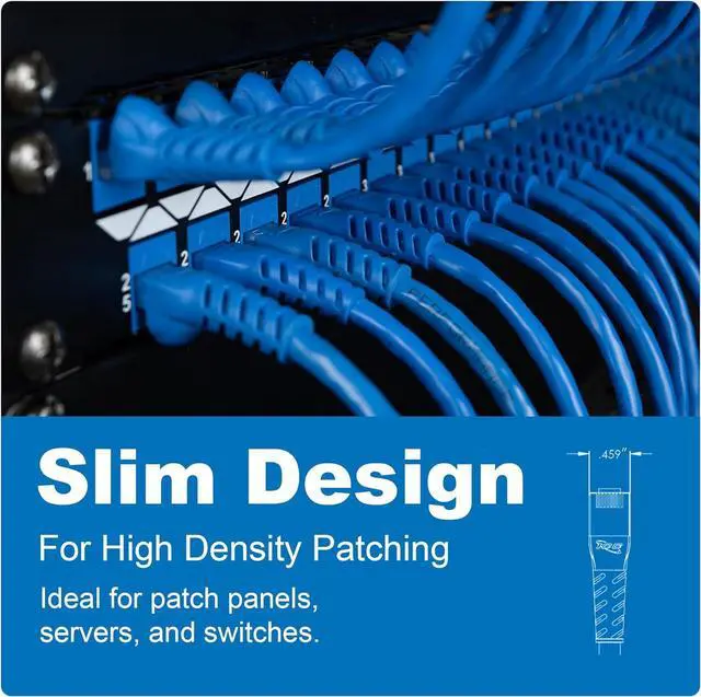 Alt view image 7 of 7 - ICC CAT6 Ethernet Patch Cord 25 FT 1-Pack, UTP 24 AWG UL Listed, PoE++, 100% Stranded Copper Snagless Patch Cable for Patch Panel to Network Switch for Data Center, Office, and Home, 25 Feet Orange