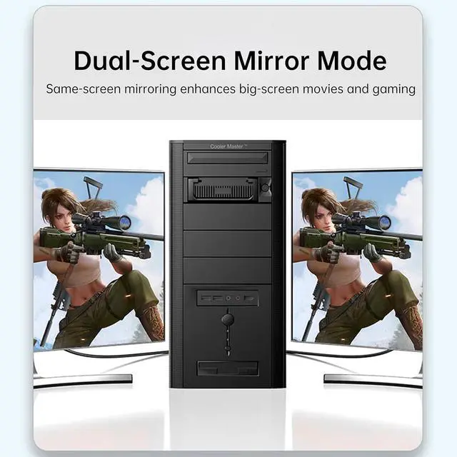 Alt view image 4 of 7 - DVI to VGA Cable 6ft/1.8m [DVI-I 24+5 Pin Male to VGA Male] - Gold-Plated Connector for PC, Monitor, Projector - Compatible with Desktop, Laptop, GPU