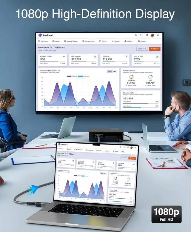 Alt view image 3 of 7 - BlueRigger DisplayPort to DVI Cable - (10FT, Uni-Directional, DP to DVI-D Adapter, Male to Male Converter, Monitor Cable) - Compatible with Laptop, Projector, Monitor, HDTV, Desktop, Graphics Card