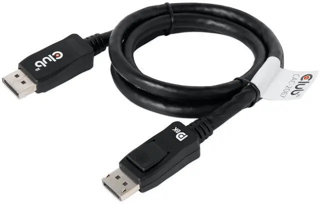 Main image of Club3D CAC-2067 VESA Certified DisplayPort to DisplayPort 1.4/Hbr3 M/M Cable DP 1.4 8K 60Hz 1m - 3,28ft