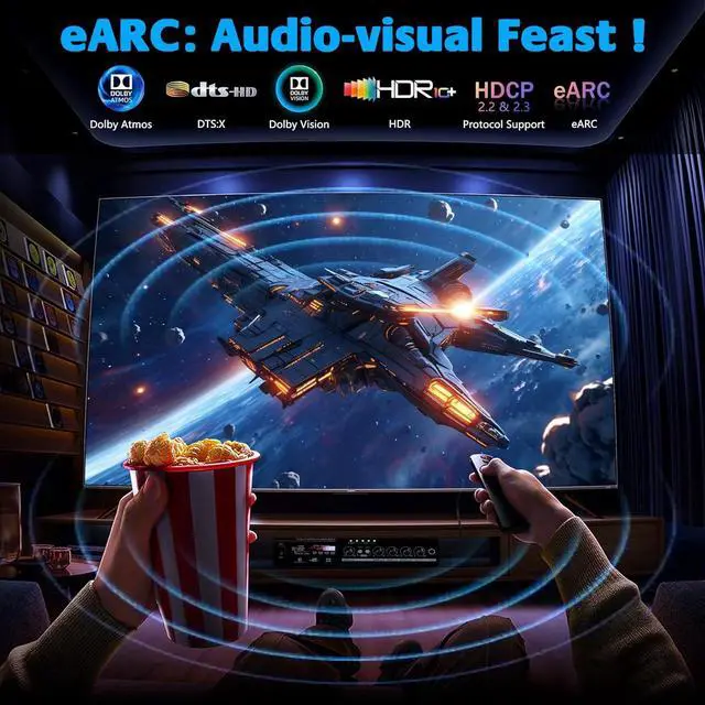 Alt view image 6 of 7 - 8K 75FT Fiber Optic HDMI Cable in-Wall, Long HDMI 2.1 Cable 48Gbps Ultra High Speed [8K@60Hz] Dynamic HDR, Ear,CHDCP 2.2&2.3,3D,Compatible with PS5 PS4 HDTV Monitor Projector