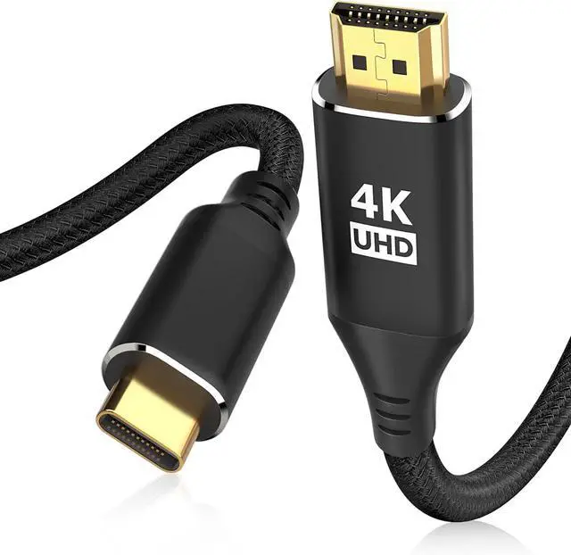 Main image of USB C to HDMI Cable 15Ft 4K@60Hz, High-Speed USB Type C to HDMI Cable for Home Office, [Thunderbolt 3 Compatible] with iPhone 15 Plus/15 Pro Max, MacBook/Pro/Air, Galaxy S23, iPad Pro, and More