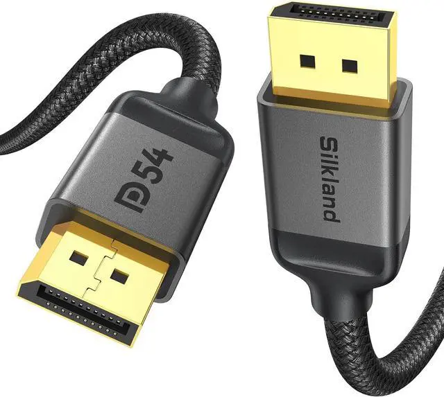 Main image of Silkland Long DisplayPort 2.1 Cable 20FT, DP 2.1 Cable [16K@30Hz, 8K@120Hz, 4K@240Hz, 2K@360Hz] 54Gbps HDR, HDCP DSC 1.2a, Compatible FreeSync G-Sync Gaming Monitor 4090 3090Ti 7900XTX