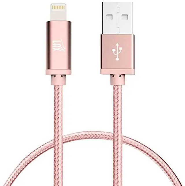 Main image of LAX iPhone Charger Lightning Cable - MFi Certified Durable Braided Apple Lightning USB Cord for iPhone 11/11 Pro Max/XS Max/X/iPad, iPod & More
