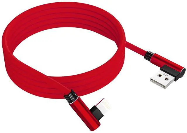 Main image of Ironten iPhone Lightning Charger, 3 Pack 10 Ft Red Apple MFi Certified Cable Nylon Braided Cable Fast Charging Cord Compatible with iPhone 14 13 12 11 Pro Max XR XS X 8 7 6 Plus SE iPad
