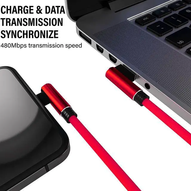 Alt view image 3 of 4 - Ironten iPhone Lightning Charger, 3 Pack 10 Ft Red Apple MFi Certified Cable Nylon Braided Cable Fast Charging Cord Compatible with iPhone 14 13 12 11 Pro Max XR XS X 8 7 6 Plus SE iPad