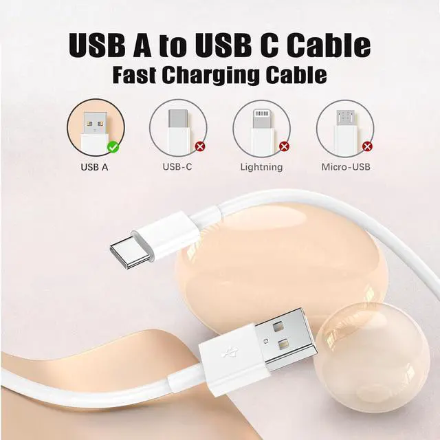 Alt view image 3 of 7 - for iPhone 17 16 Car Carplay Cable,3Ft USB A to USB C Carplay Cable Adapter WireType C Charger Cable Data Cable Carplay USB C Cord Wire Replacement for iPhone16/ 15 iPad MacBook2-Pack