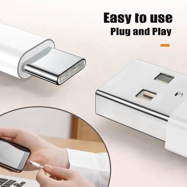 Alt view image 4 of 7 - for iPhone 17 16 Car Carplay Cable,3Ft USB A to USB C Carplay Cable Adapter WireType C Charger Cable Data Cable Carplay USB C Cord Wire Replacement for iPhone16/ 15 iPad MacBook2-Pack