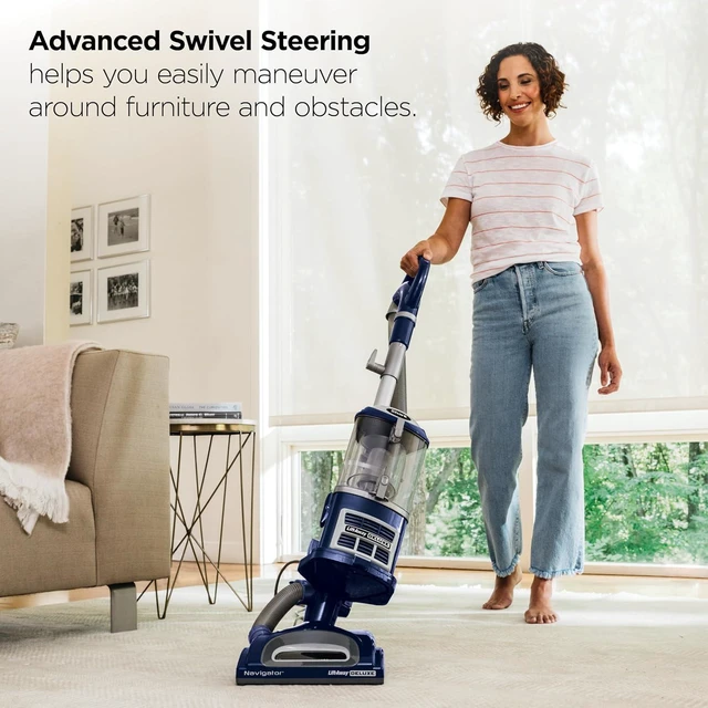 Alt view image 5 of 7 - Shark Navigator Lift-Away Vacuum, HEPA, Carpet and Pet Hair, Blue, NV360